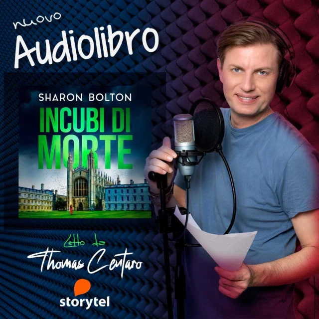 🎧 INCUBI DI MORTE è un avvincente thriller di Sharon Bolton, ora disponibile in versione audiolibro narrato da me.

Immergiti in un'indagine intricata e oscura ambientata nell'Università di Cambridge, dove la giovane agente Lacey Flint affronta una serie di misteriosi suicidi tra gli studenti.

Consiglio di ascoltare prima SACRIFICO, RACCOLTO DI SANGUE, e ORA MI VEDI per ritrovare i personaggi della Bolton in INCUBI DI MORTE vivendo con maggior passione le vicende di questo bellissimo thriller psicologico. Ad accompagnarti nell'oscurità di questi titoli ci sarà sempre la mia voce.

Dare vita a questa storia è stato un viaggio al cardiopalma, e spero che l'ascolto coinvolga gli ascoltatori quanto ha entusiasmato me nel narrarla.

Un sentito ringraziamento alla casa editrice per aver scelto la mia voce, e ad @elenacentaroofficial per la postproduzione audio.

#audiolibri #audiolibro #narratore #speaker #doppiatore #voce #lettura #libri #sharonbolton #IncubiDiMorte #LaceyFlint #Cambridge